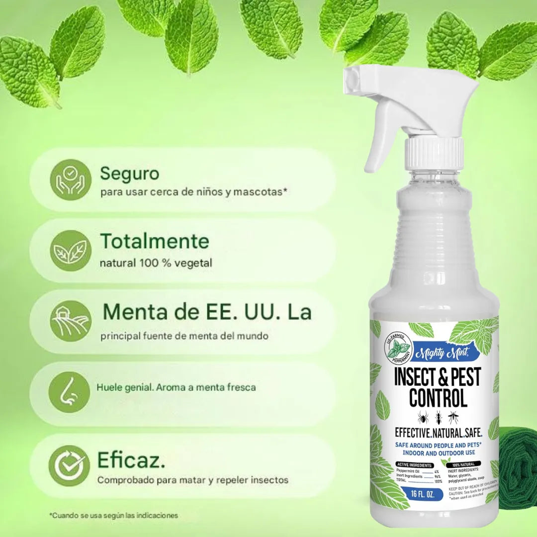 Bye Bichos™ Aerosol repelente de plagas + Revitalizante plantas GRATIS