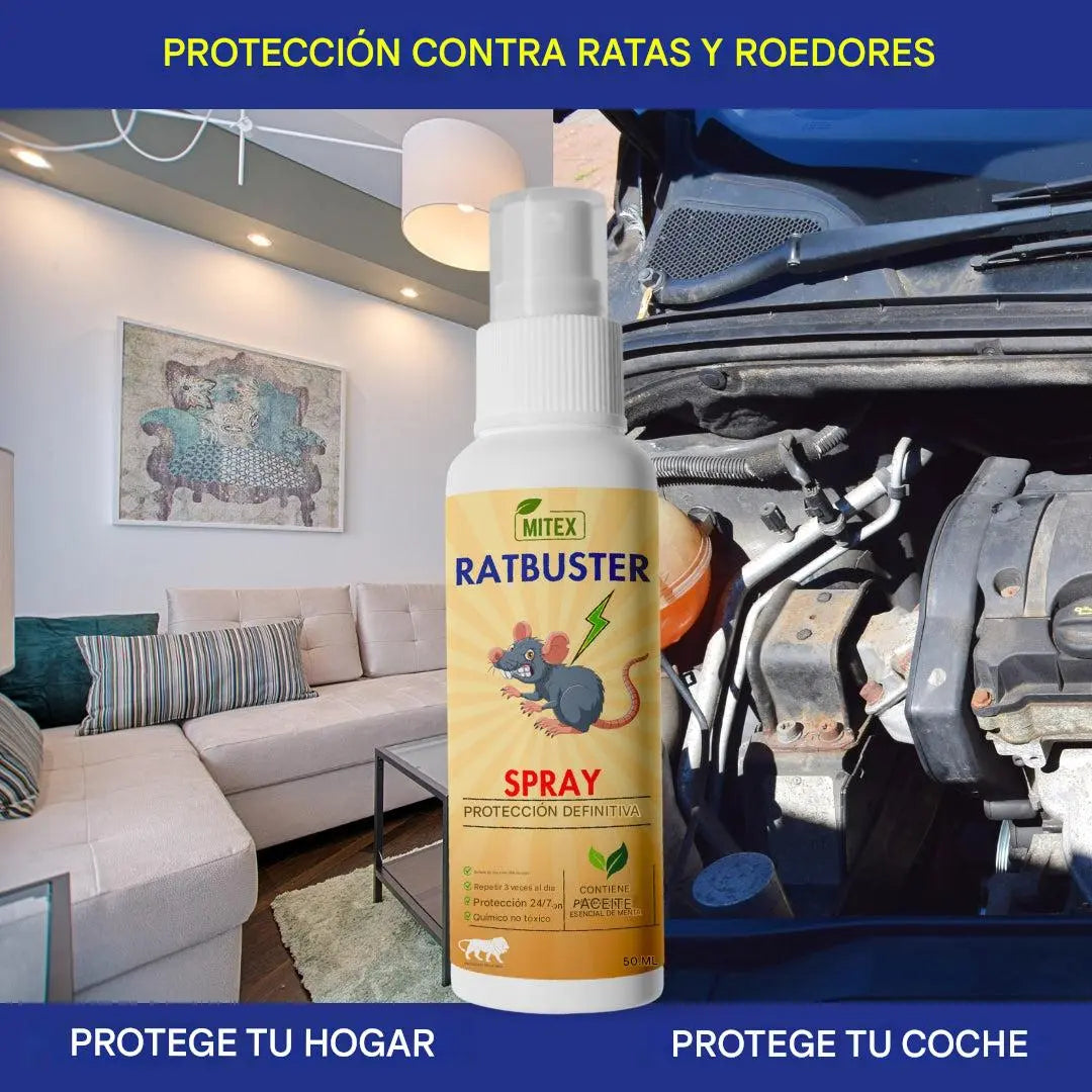 Ratbuster Spray AntiRatas™ Compra 1 LLEVA 2 GRATIS