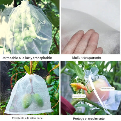 Bolsa de malla a prueba de insectos para frutas flores  y verduras