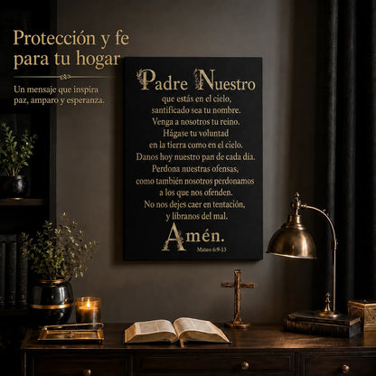 Cuadro Padre Nuestro – Fe y Protección para el Hogar 🙏🕊