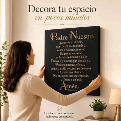 Cuadro Padre Nuestro – Fe y Protección para el Hogar 🙏🕊