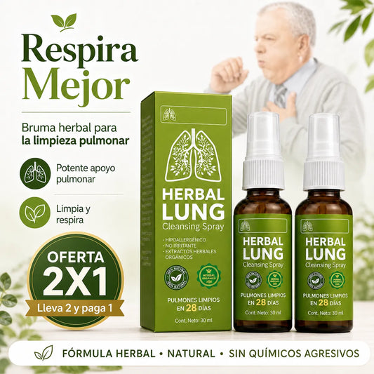 Herbal Lung™ – Spray Herbal para el Cuidado Respiratorio y apoyo pulmonar