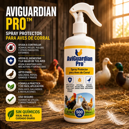 AviGuardian Pro™ Spray Protector para Aves de Corral 2X1🐔