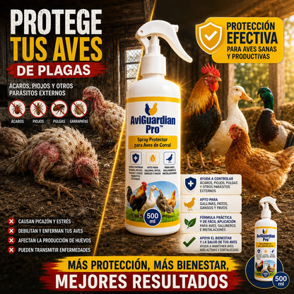 AviGuardian Pro™ Spray Protector para Aves de Corral 2X1🐔