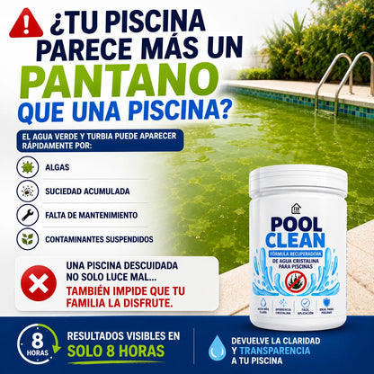 PoolClean™ | Fórmula Recuperadora de Agua Cristalina para Piscinas y Albercas 🏊‍♂️💧