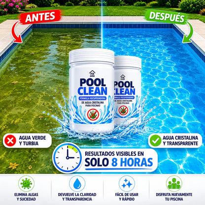 PoolClean™ | Fórmula Recuperadora de Agua Cristalina para Piscinas y Albercas 🏊‍♂️💧