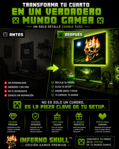 Inferno Skull™ | Edición Gamer Premium 🔥
