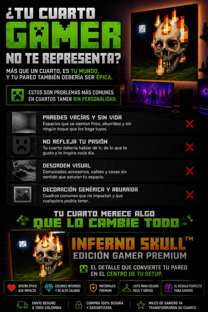 Inferno Skull™ | Edición Gamer Premium 🔥