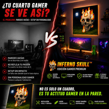 Inferno Skull™ | Edición Gamer Premium 🔥
