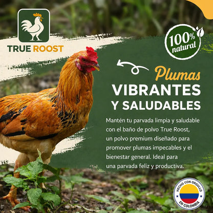 Control de ácaros y piojos para gallinas y pollos 🐓 Suplemento de crecimiento y engorde 500gr