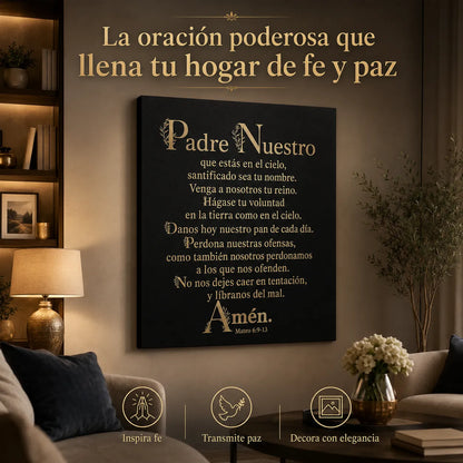 Cuadro Padre Nuestro – Fe y Protección para el Hogar 🙏🕊