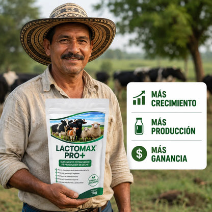 LactoMax Pro+ Suplemento potenciador de producción de leche : mayor producción y mejor calidad. 1 Kg 🐄🥛