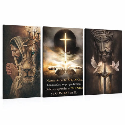 Set Cristiano de 3 Piezas Cristo en Gloria™