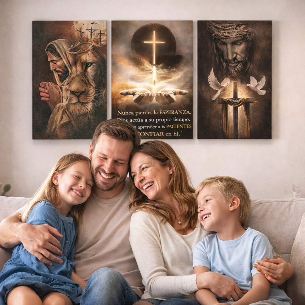 Set Cristiano de 3 Piezas Cristo en Gloria™