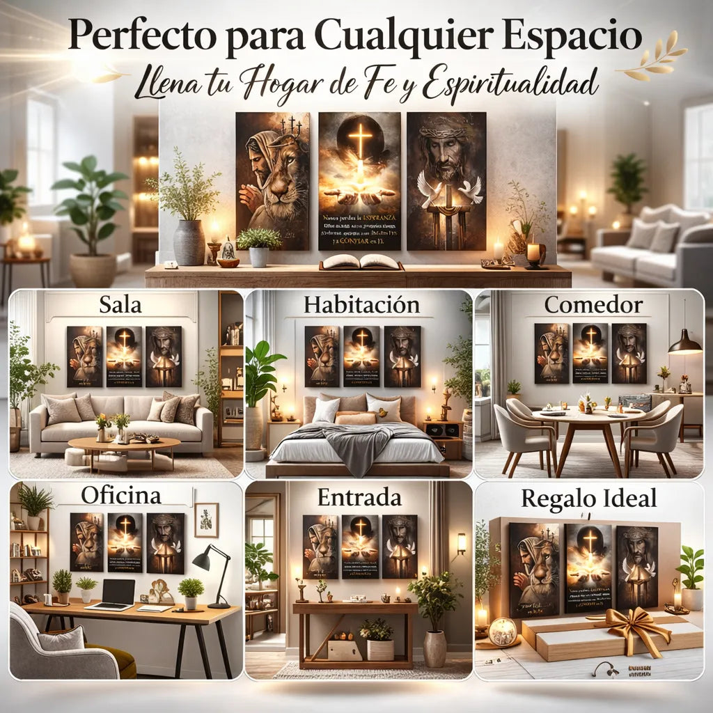 Set Cristiano de 3 Piezas Cristo en Gloria™