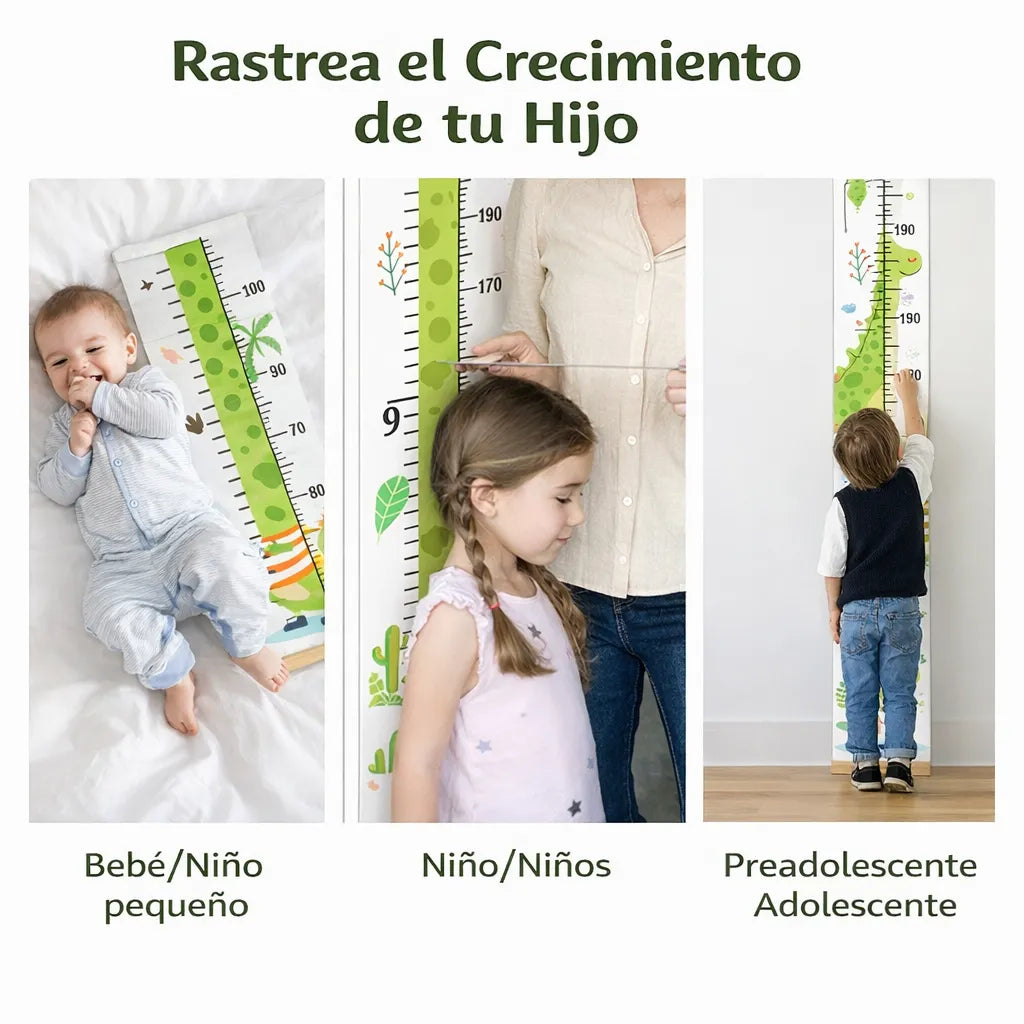 Tabla Medidora Infantil Huella de Crecimiento™  🦒