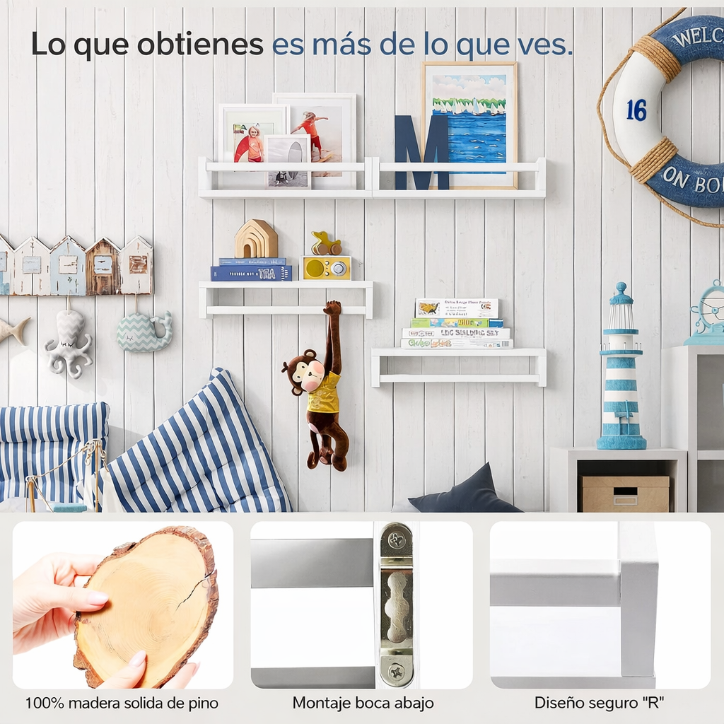 Set de 3 estantes infantiles Orden Mágico™