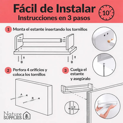 Set de 3 estantes infantiles Orden Mágico™