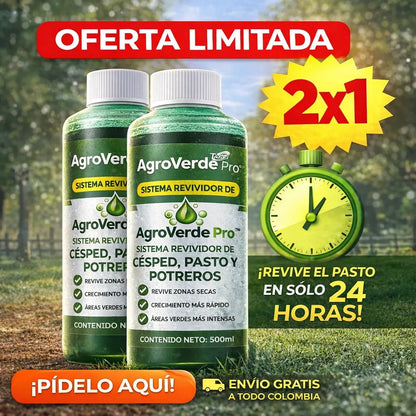 AgroVerde Pro™ – Sistema Revividor de Césped, Pasto y Potreros