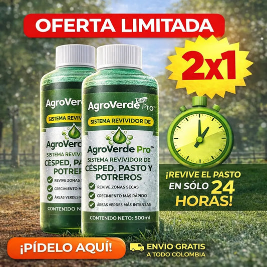 AgroVerde Pro™ – Sistema Revividor de Césped, Pasto y Potreros