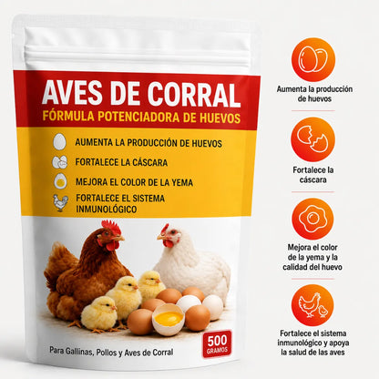 PosturaMax™ Fórmula potenciadora de la producción de huevos de aves de corral: aumenta la producción de huevos de forma natural. 🐓🥚