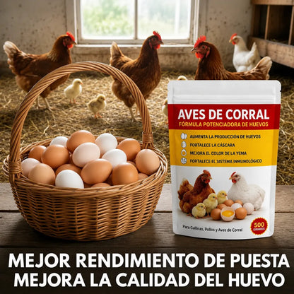 PosturaMax™ Fórmula potenciadora de la producción de huevos de aves de corral: aumenta la producción de huevos de forma natural. 🐓🥚