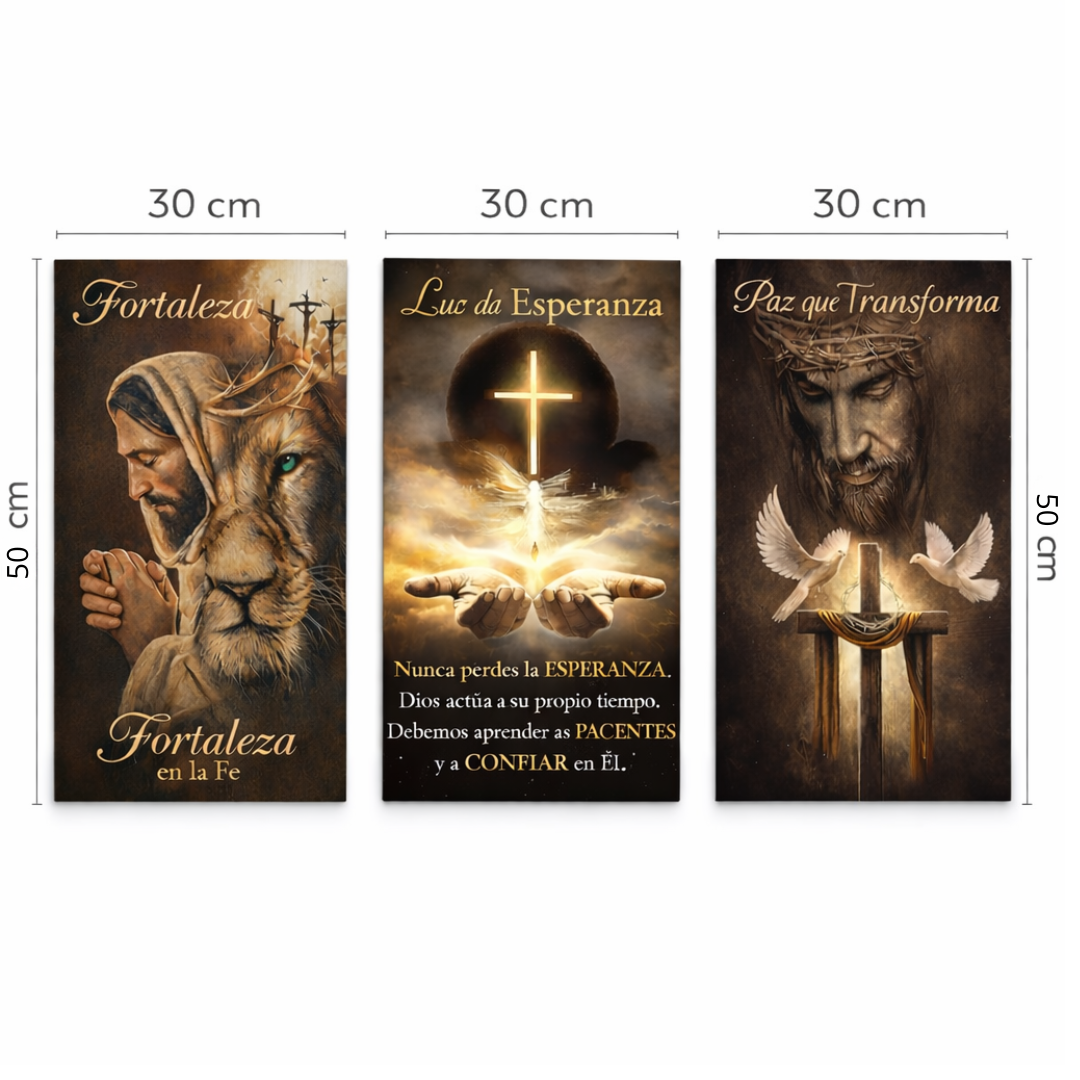 Set Cristiano de 3 Piezas Cristo en Gloria™