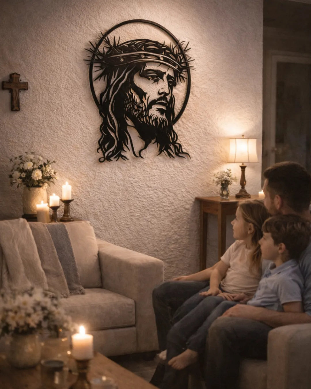 ✝ Rostro de Cristo – Presencia que Transforma tu Hogar, llena tu espacio de fe, fortaleza y paz interior ✨🕊