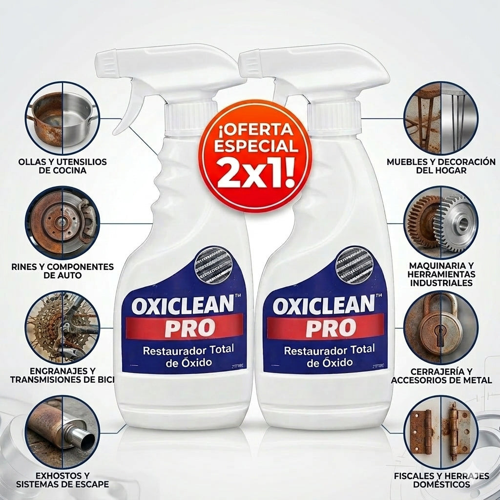 OXICLEAN PRO™ – Restaurador Total de Óxido