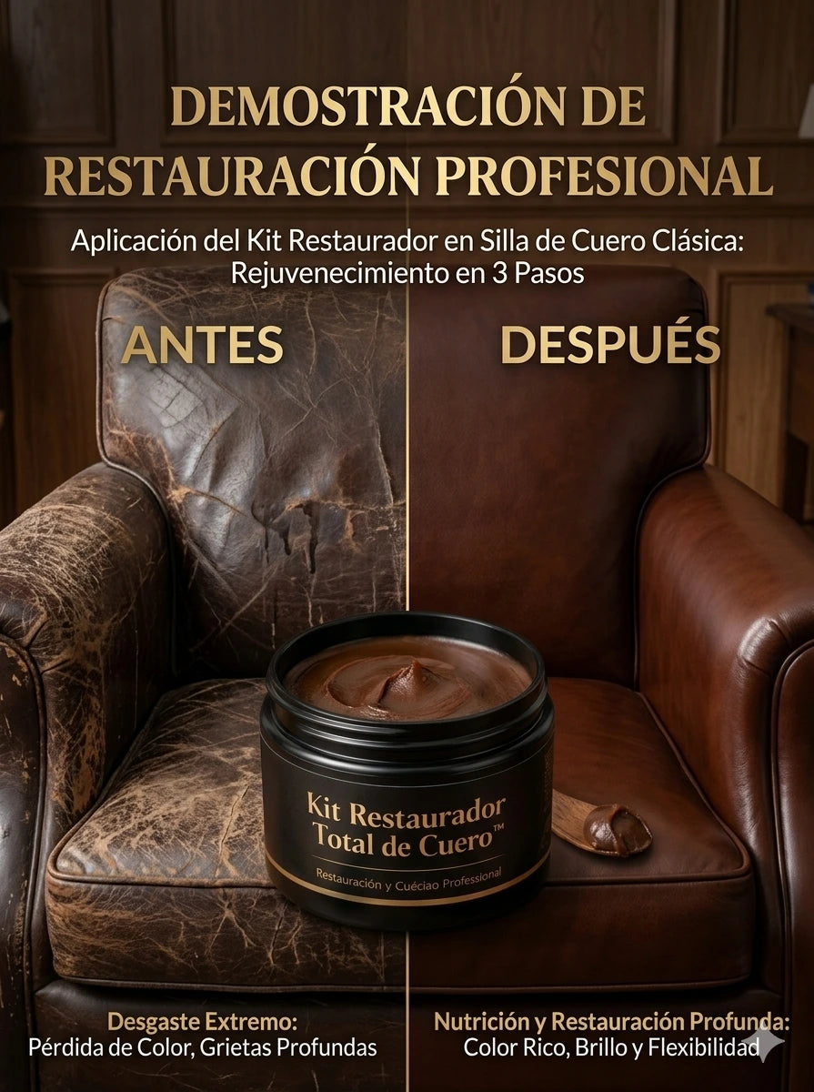 KIT TOTAL RESTAURADOR  DE CUERO™