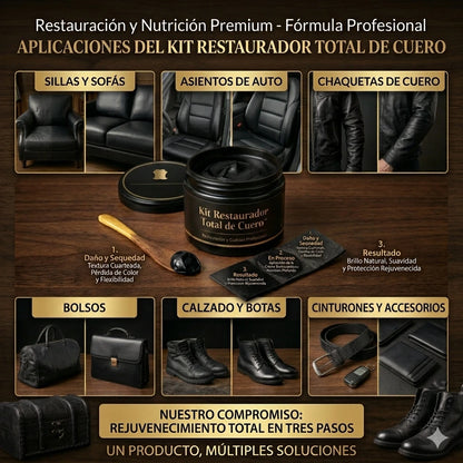 KIT TOTAL RESTAURADOR  DE CUERO™
