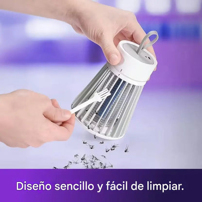 MosqiShock l Lampara Anti mosquitos + Humidificador Nano GRATIS