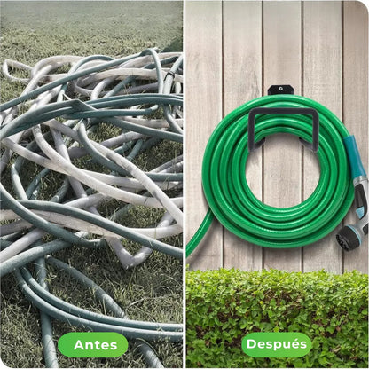 Soporte metálico para manguera