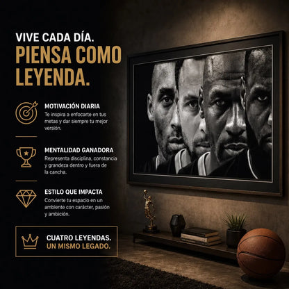 Cuadro 4 Leyendas NBA™ – Mentalidad Ganadora 🏀🔥