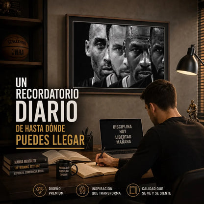 Cuadro 4 Leyendas NBA™ – Mentalidad Ganadora 🏀🔥