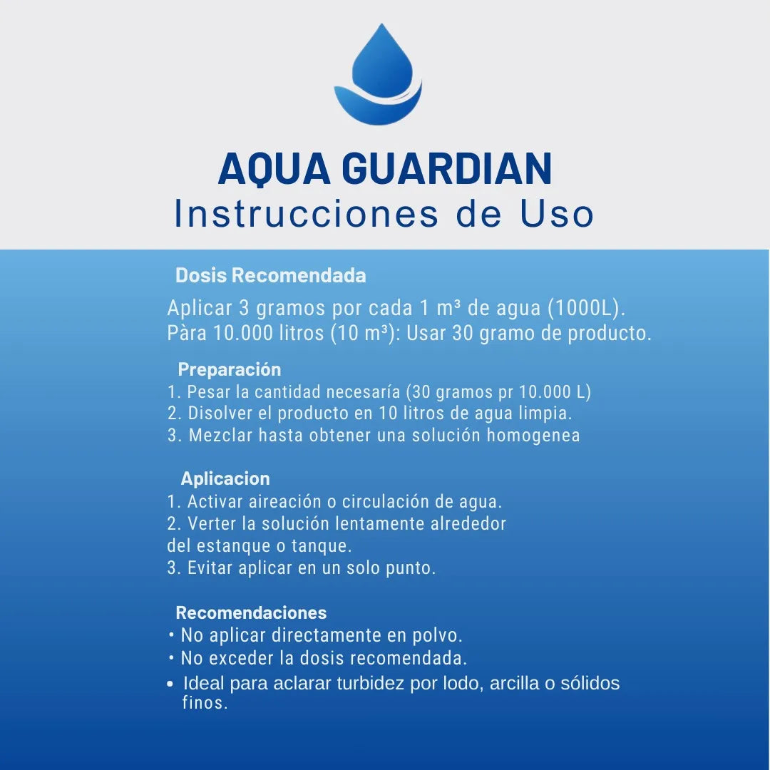 Aqua-Guardian Pro Formula: ¡Adiós al agua turbia!
