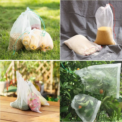 Bolsa de malla a prueba de insectos para frutas flores  y verduras