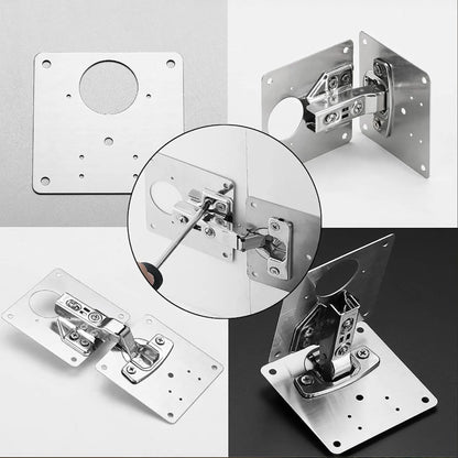 Kit de Placas Metálicas Reparadoras de Bisagras.